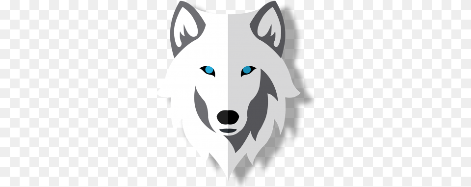 Wolfposd Wolf Github Logo White Wolf, Animal, Mammal, Baby, Person Png