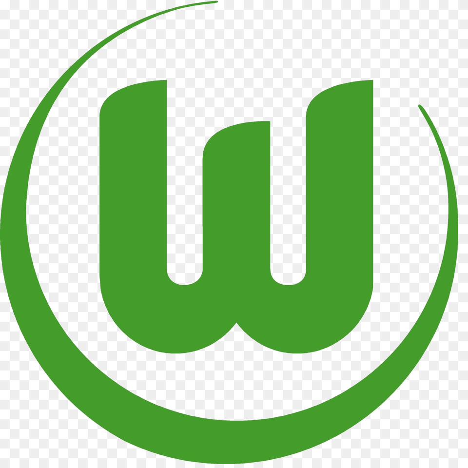 Wolfsburg Logo, Green Free Png