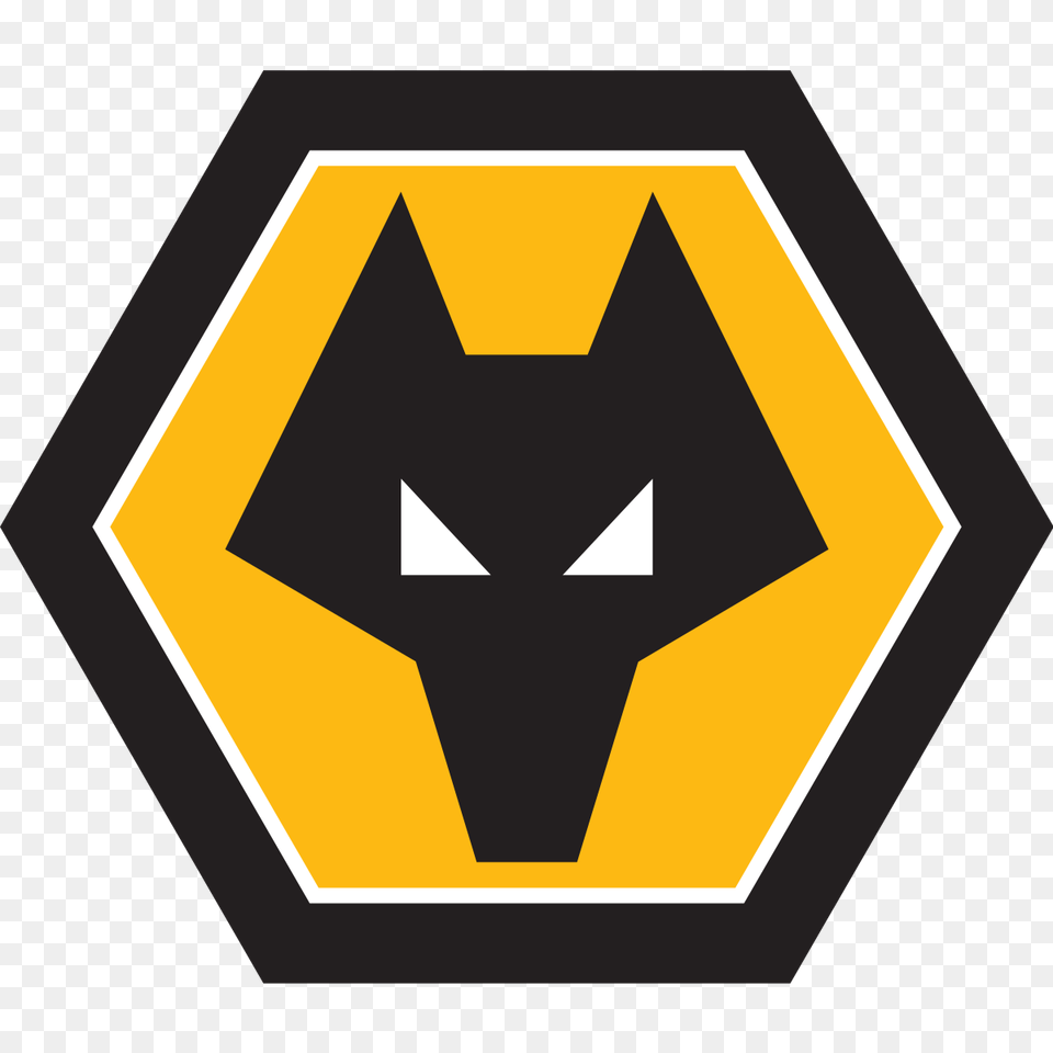 Wolverhampton Wanderers F C, Symbol, Logo, Road Sign, Sign Free Png
