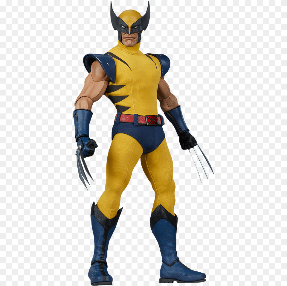 Wolverine 16th Scale Action Figure Wolverine Sixth Scale Figure, Clothing, Costume, Person, Adult Png