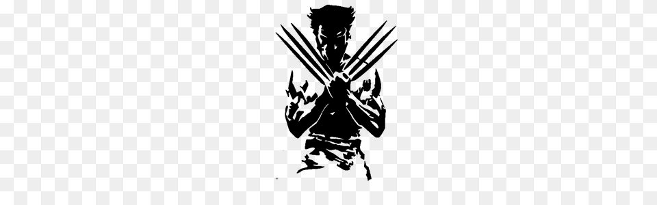 Wolverine, Person, Silhouette Free Png Download