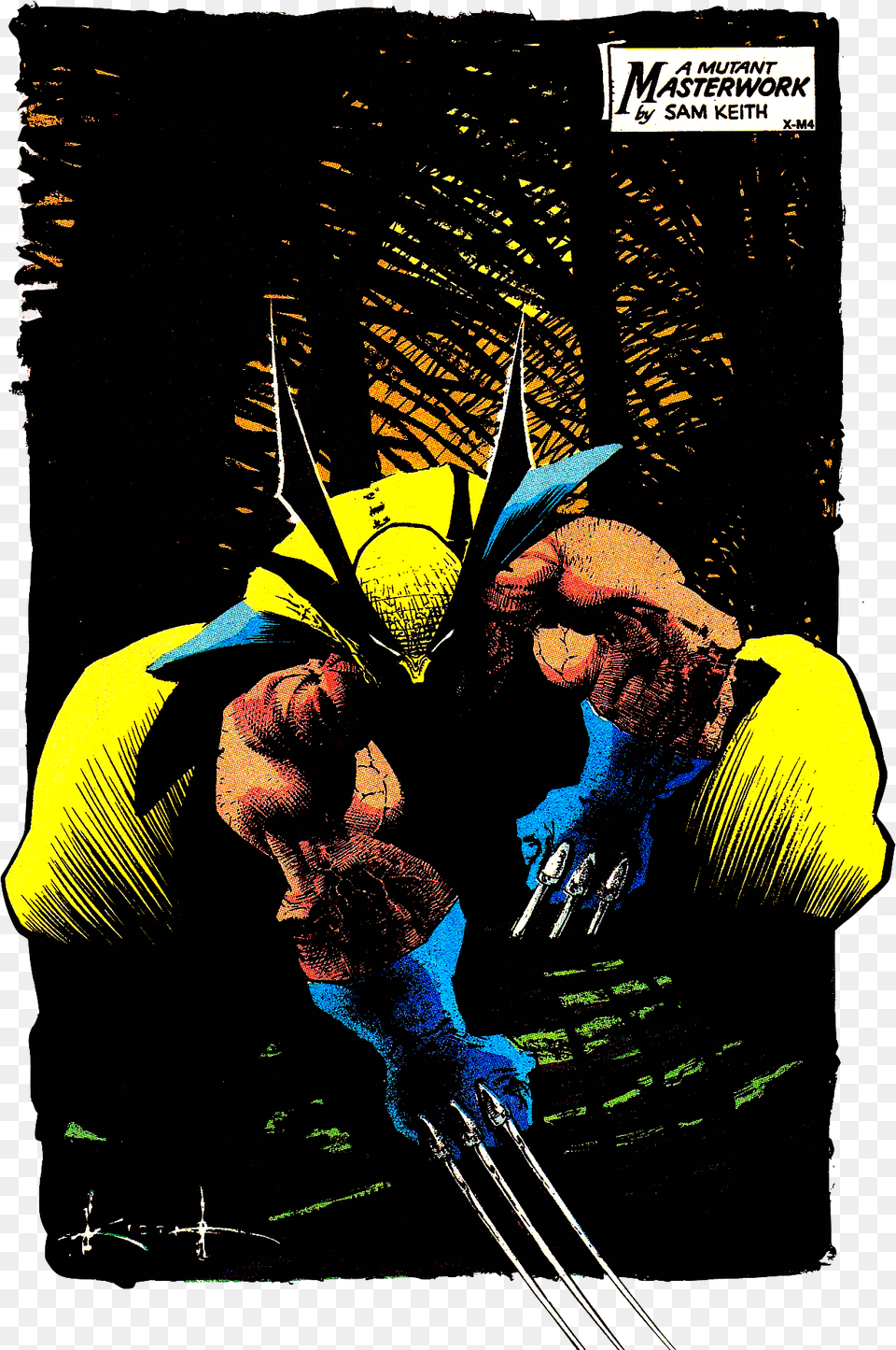 Wolverine By Sam Kieth Wolverine Art Logan Wolverine, Adult, Batman, Male, Man Free Png Download