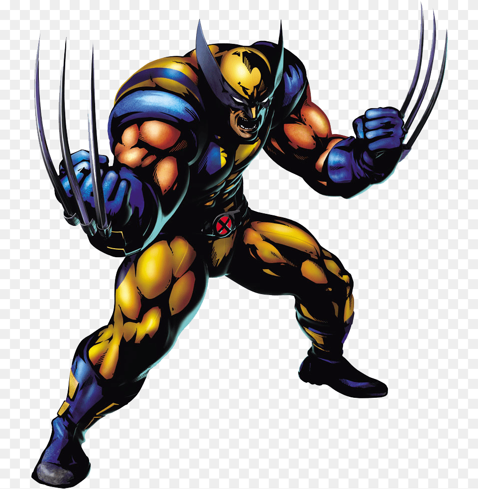 Wolverine Captain America Professor X Clip Art Wolverine Marvel Vs Capcom, Baby, Person, Face, Head Free Png Download