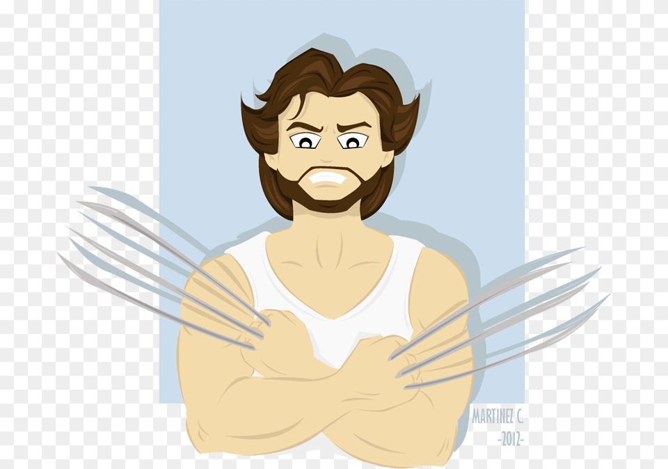 Wolverine Cartoon, Baby, Person, Face, Head Free Png Download