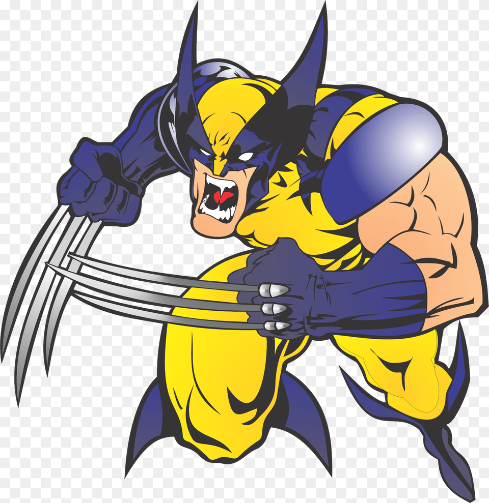 Wolverine Cartoon, Baby, Person, Face, Head Free Png