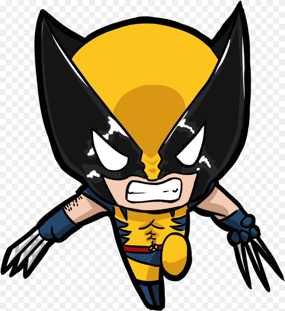 Wolverine Cartoon Drawing At Getdrawings Wolverine Chibi, Baby, Person Png