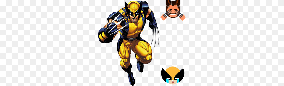 Wolverine Emoji Crying Face Tears Emoji T Shirt Cl Colamaga, Publication, Comics, Book, Bee Free Png Download