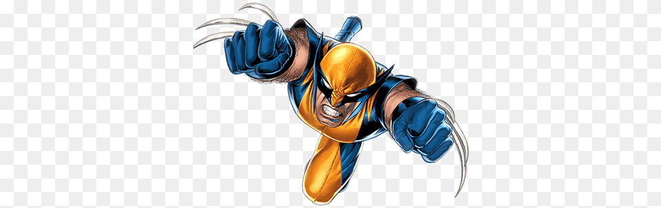 Wolverine Flying, Glove, Clothing, Person, Man Png Image