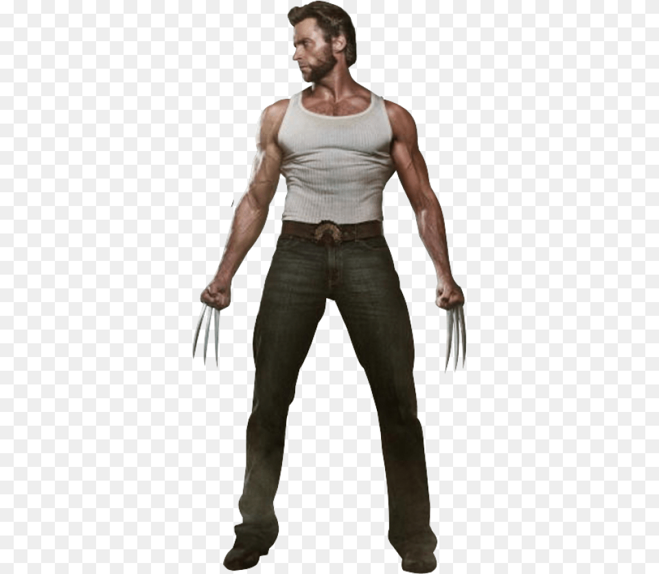 Wolverine Full Body, Vest, Adult, Person, Clothing Free Png Download