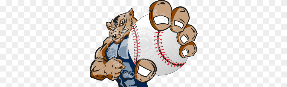 Wolverine Holding Baseball, Baseball Glove, Clothing, Glove, People Png Image