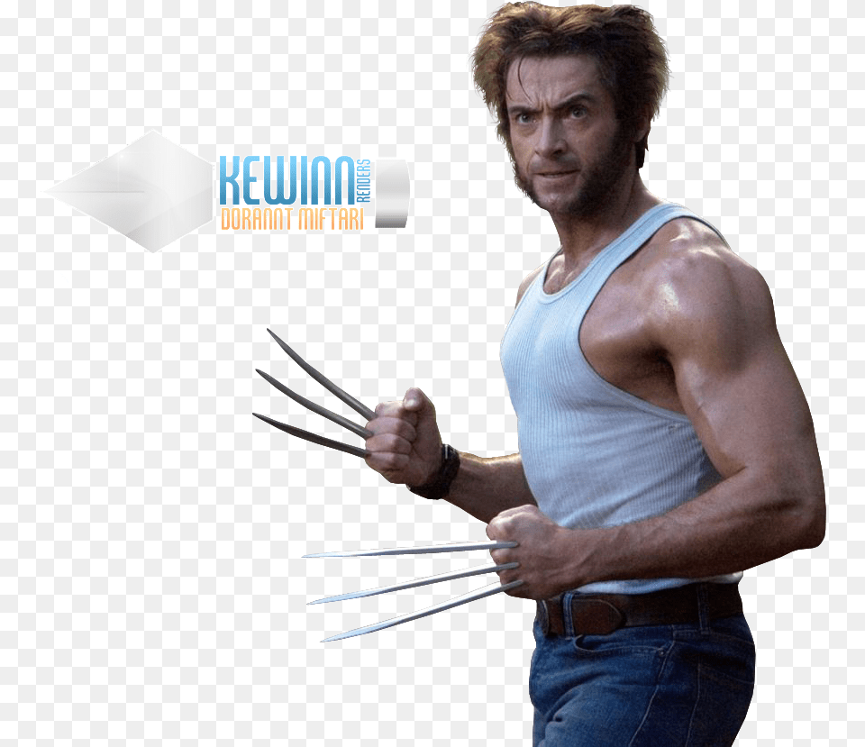Wolverine Hugh Jackman Wolverine, Person, Body Part, Finger, Hand Png Image