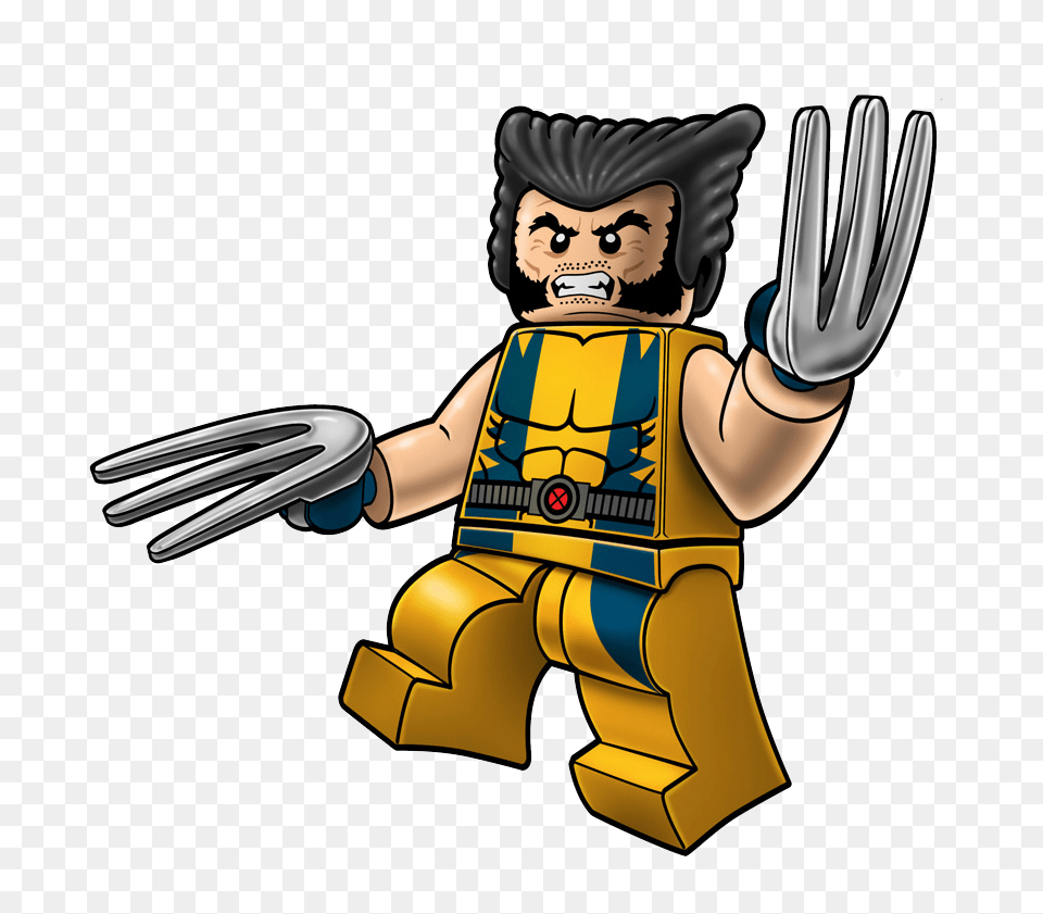 Wolverine Marvel Lego Clip Art, Clothing, Glove, Baby, Person Free Png Download