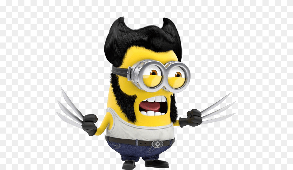 Wolverine Minions Drawing Clip Art Minion Wolverine, Accessories, Goggles, Medication, Pill Free Transparent Png
