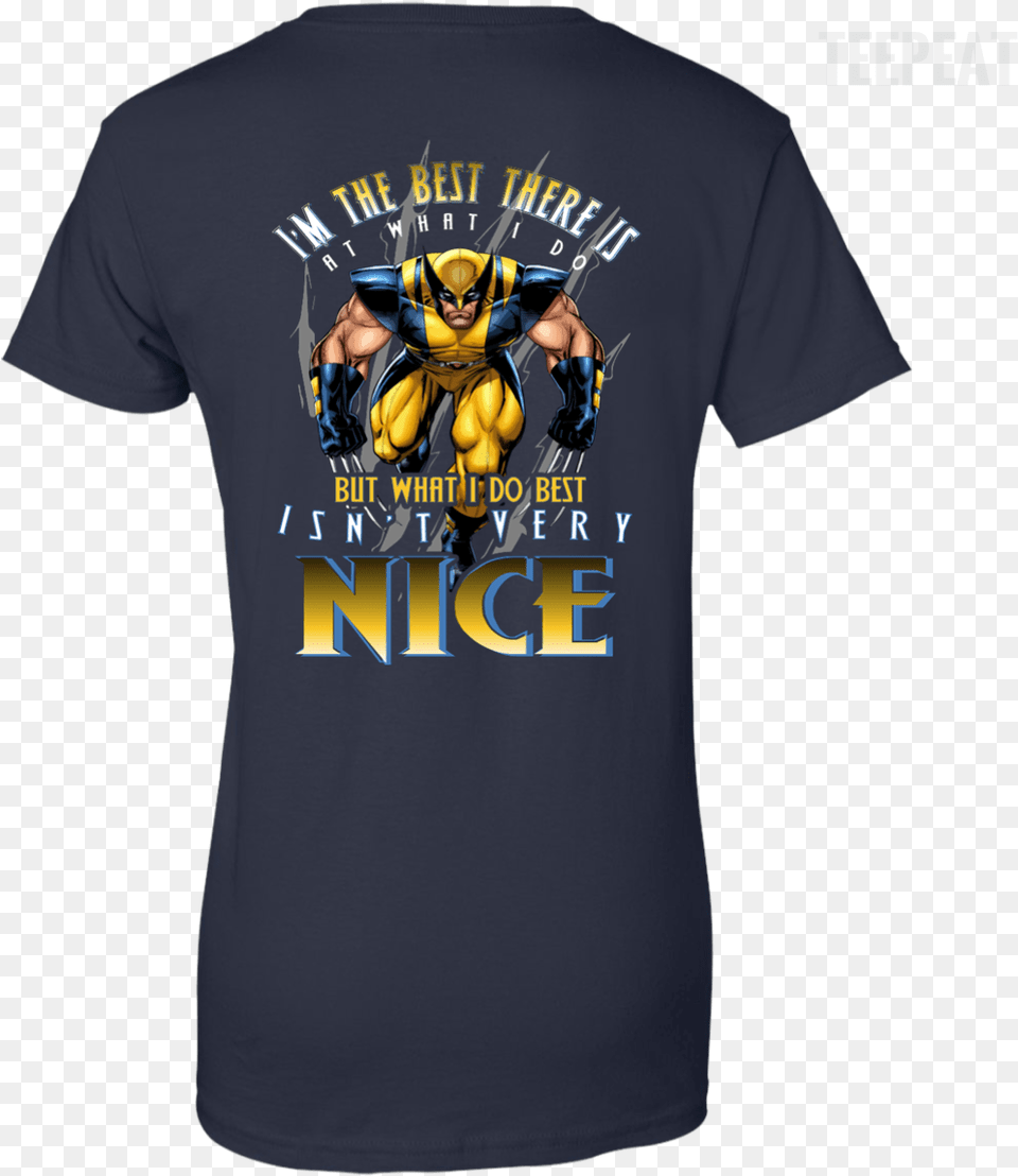 Wolverine Movie Ladies Tee Apparel Teepeatclass, Clothing, Shirt, T-shirt, Adult Free Transparent Png