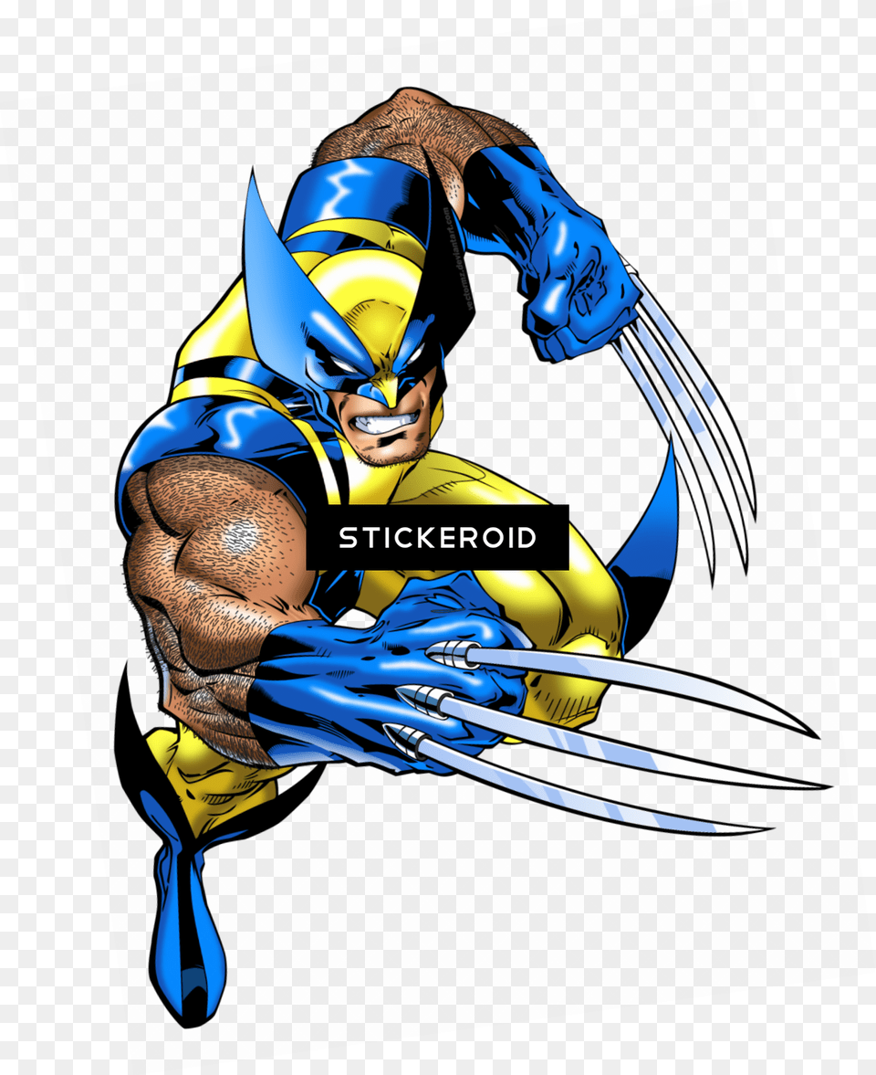 Wolverine Pic X Men Wolverine Superhero Colouring Sheet, Electronics, Hardware, Adult, Male Png Image
