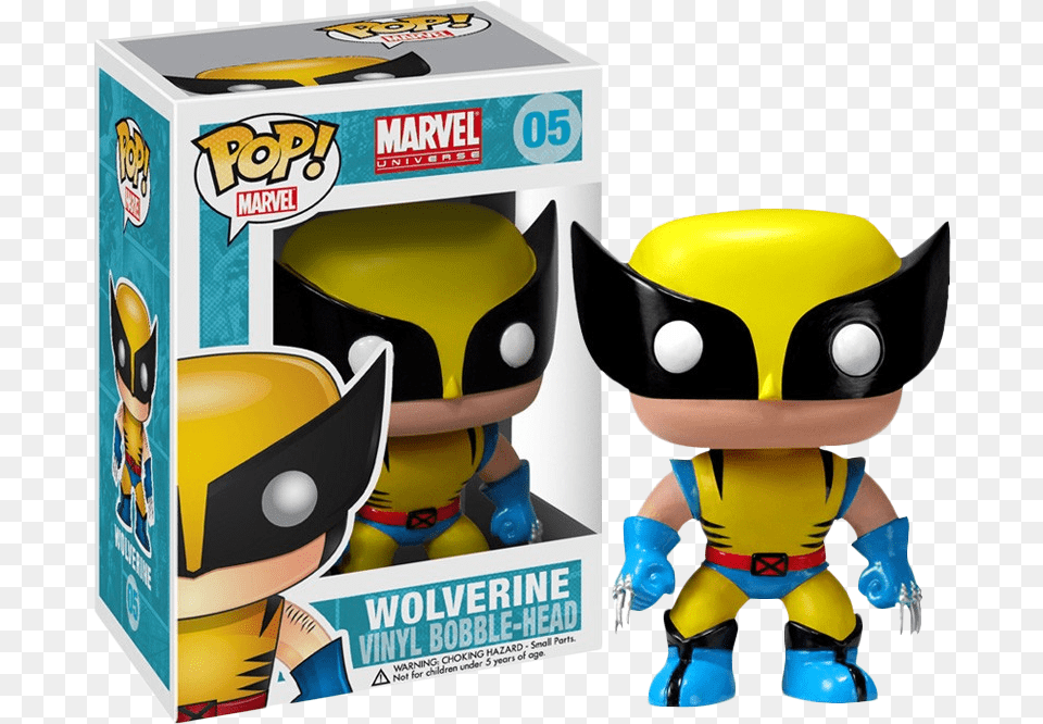 Wolverine Pop Vinyl Bobble Head Figurequotdata Large Figurine Pop Marvel Wolverine, Toy, Person Png