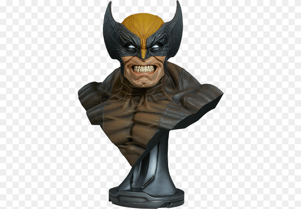 Wolverine Statue, Adult, Male, Man, Person Free Png Download