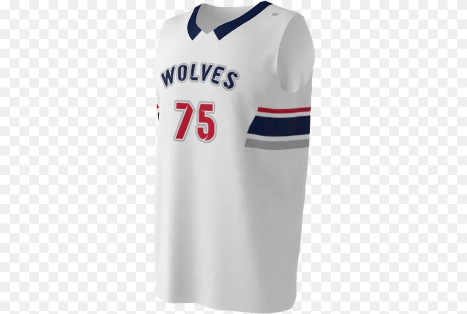 Wolves Custom Dye Sublimated Basketball Uniform Sports Jersey, Clothing, Shirt, Adult, Male Free Png