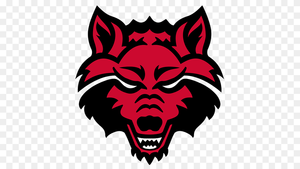 Wolves Download Football Files Arkansas State Red Wolves, Face, Head, Person, Logo Png Image