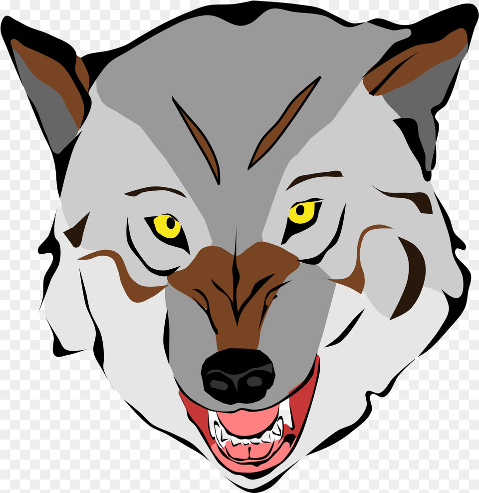 Wolves Download Football Files Scary Wolf Images Cartoon, Snout, Animal, Mammal, Baby Free Transparent Png