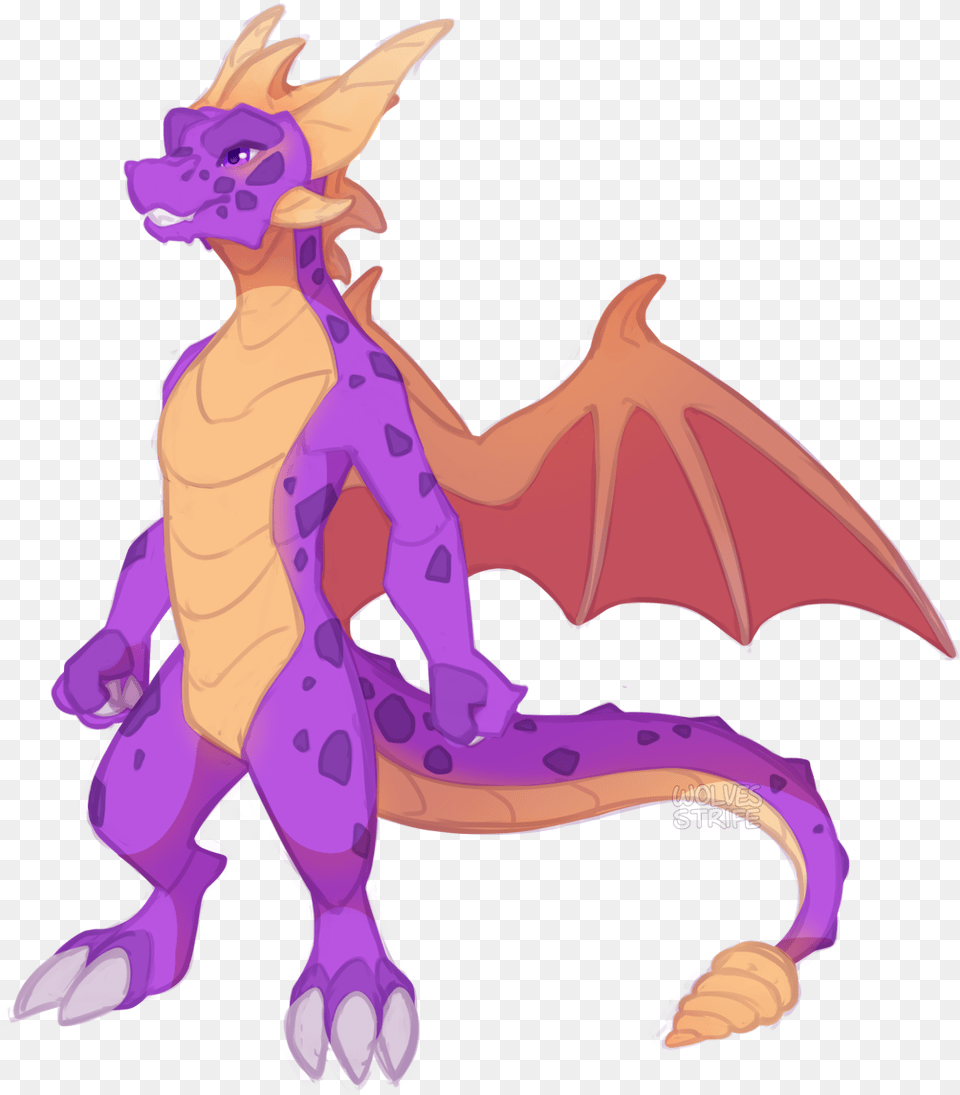 Wolvesstrife Cartoon, Dragon, Purple, Baby, Person Png Image