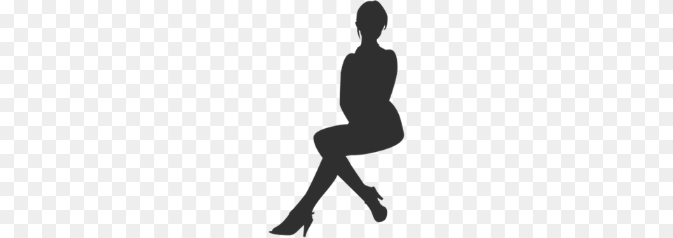 Woman Silhouette, Baby, Person, Sitting Free Png