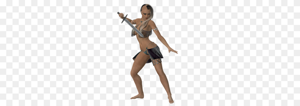 Woman Weapon, Sword, Clothing, Swimwear Free Png