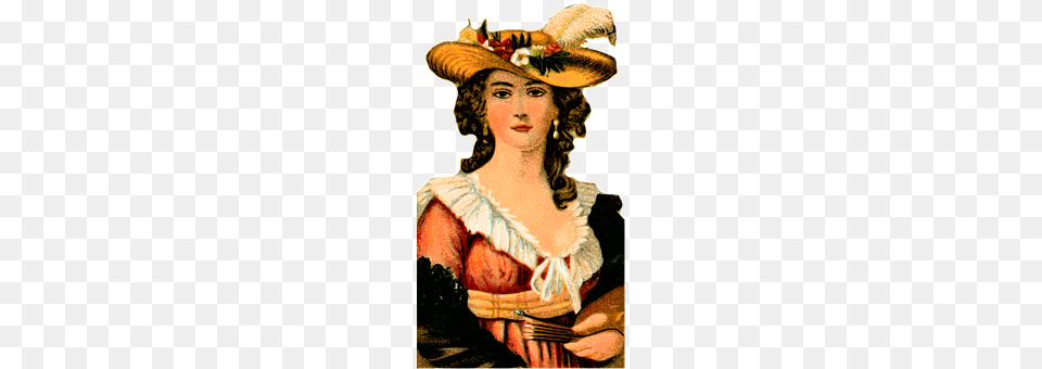 Woman Hat, Art, Clothing, Painting Png