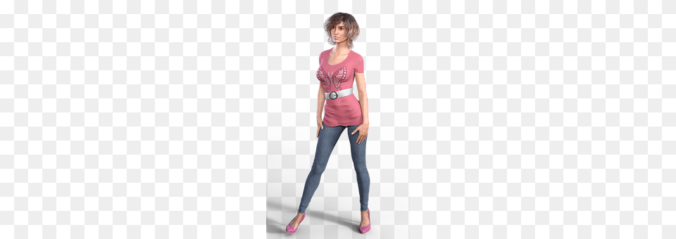 Woman Blouse, Clothing, Pants, Jeans Free Png Download