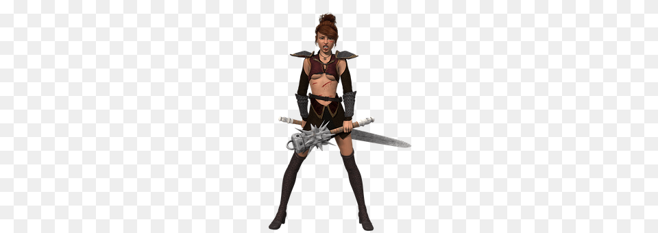 Woman Weapon, Sword, Teen, Person Free Transparent Png