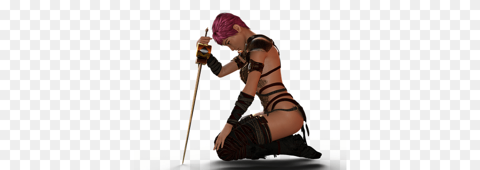 Woman Weapon, Sword, Adult, Person Png Image