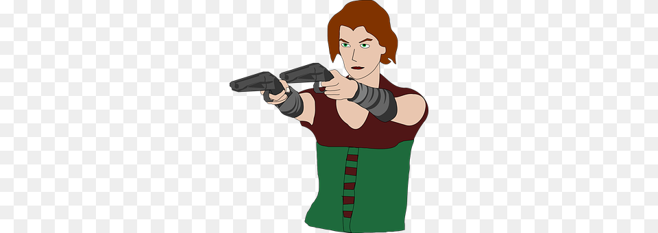 Woman Adult, Person, Female, Firearm Png Image