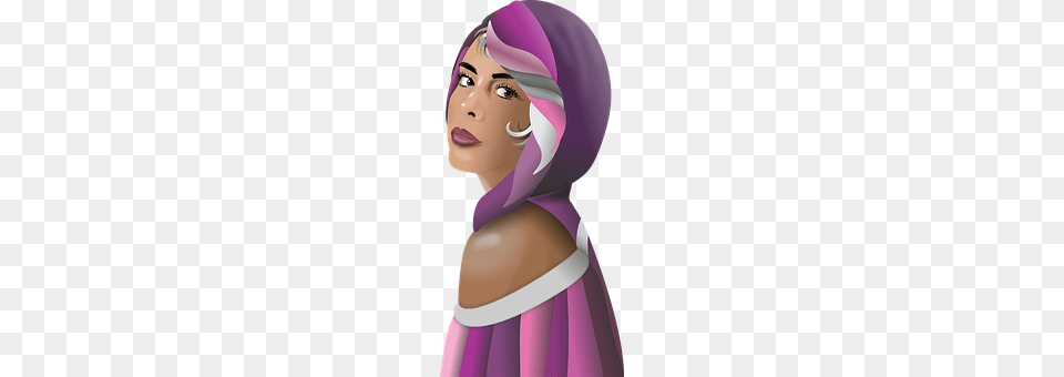 Woman Hat, Clothing, Purple, Adult Free Png