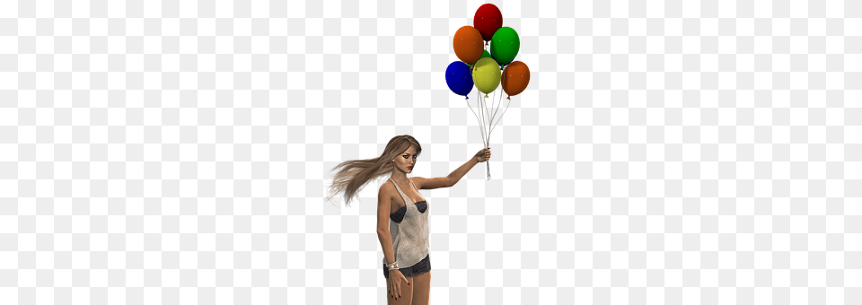 Woman Balloon, Adult, Female, Person Free Transparent Png