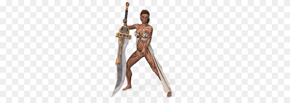 Woman Sword, Weapon, Adult, Blade Png Image
