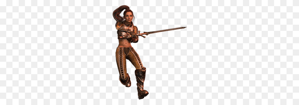 Woman Weapon, Bronze, Sword, Adult Png