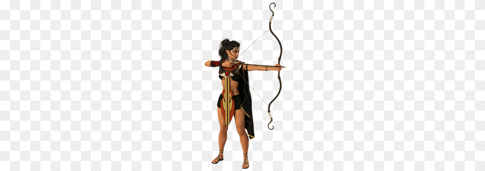 Woman Archer, Archery, Bow, Person Png