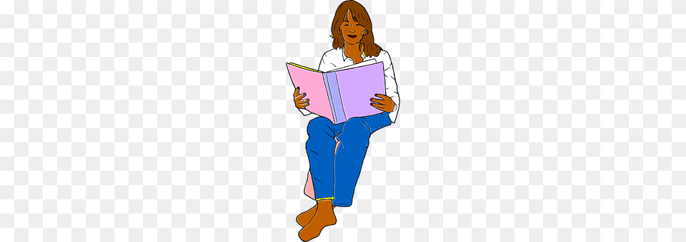 Woman Reading, Person, Adult, Female Png Image