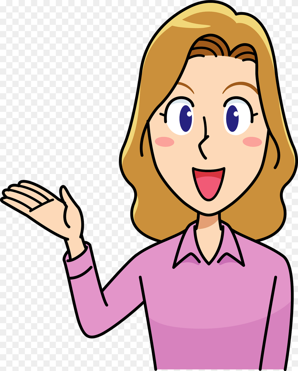 Woman Acting As A Guide Clipart, Baby, Face, Head, Person Free Png Download