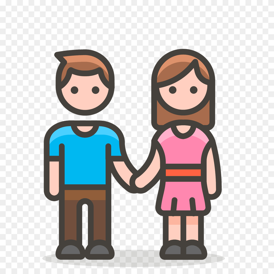 Woman And Man Holding Hands Emoji Clipart, Baby, Person, Body Part, Hand Png