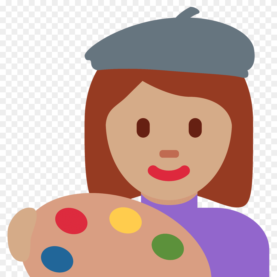 Woman Artist Emoji Clipart, Jar, Person, Head, Face Free Png Download