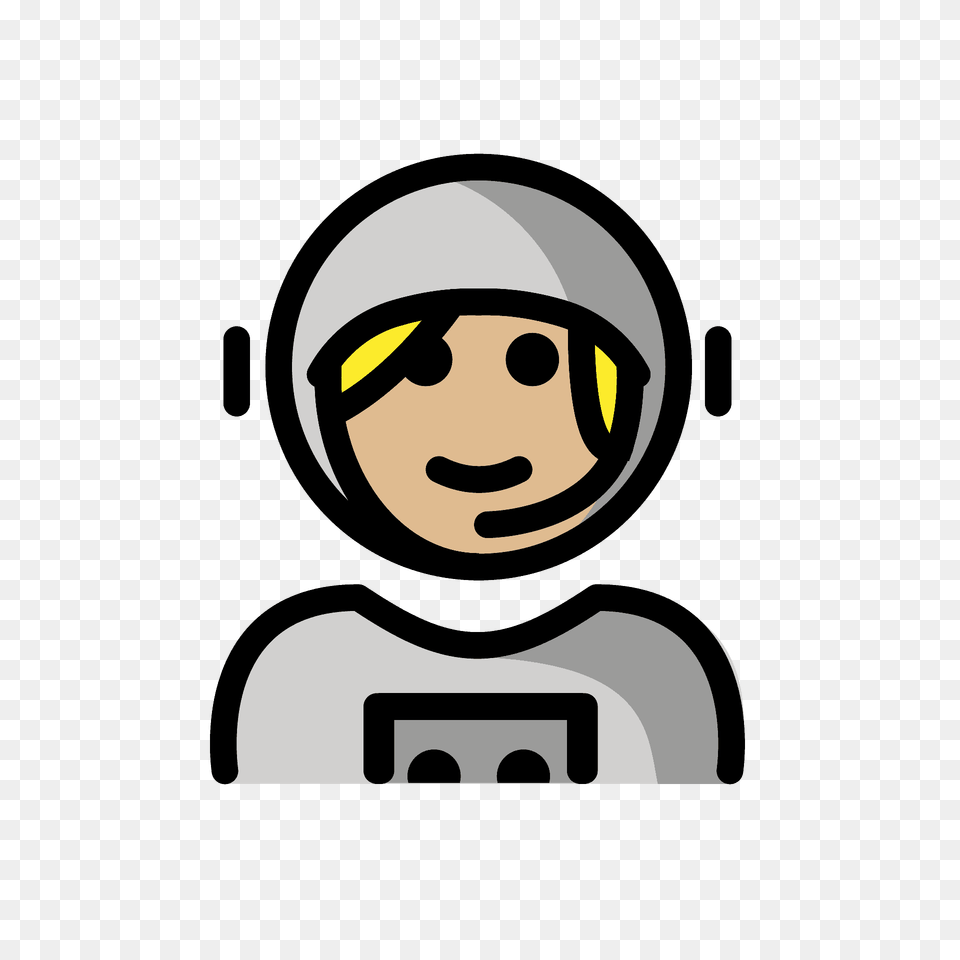 Woman Astronaut Emoji Clipart, Face, Head, Person Png Image