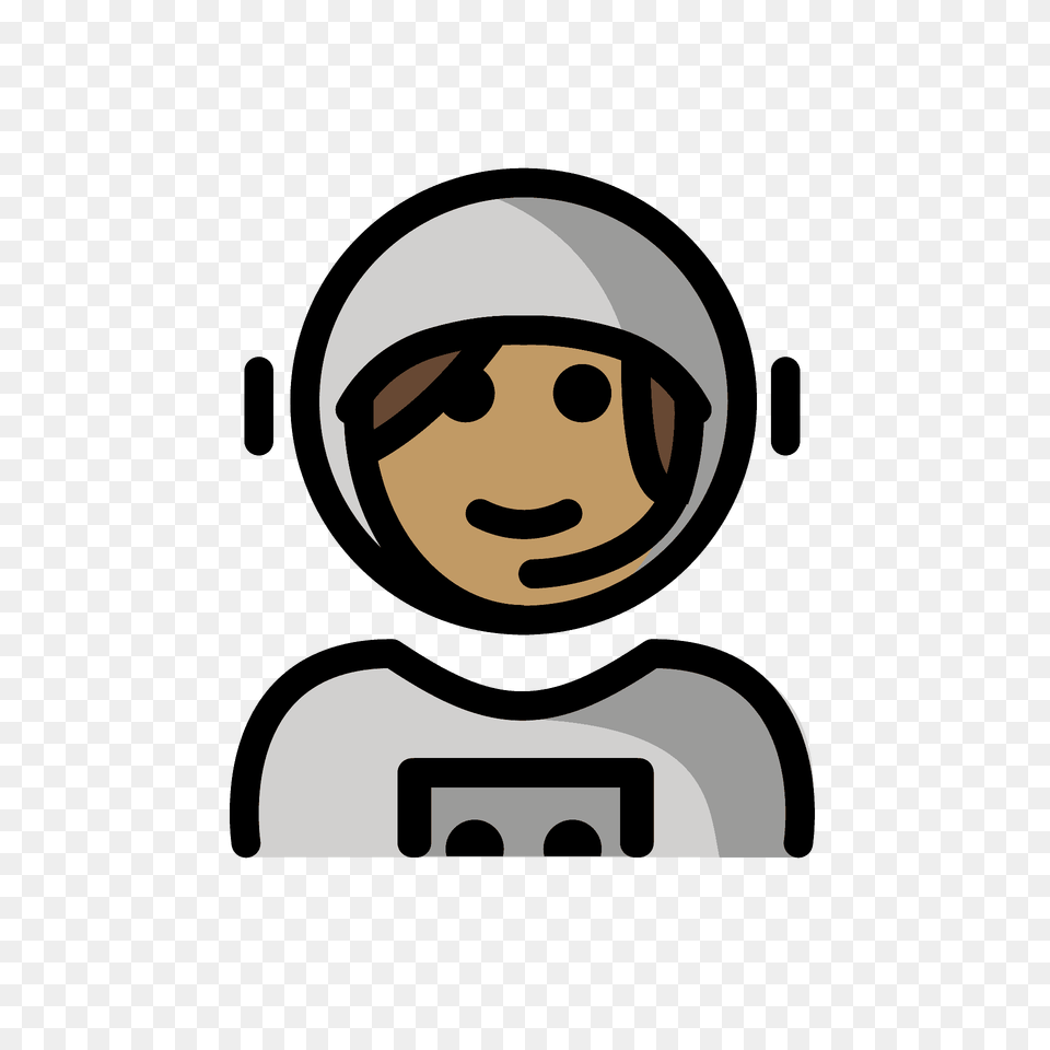 Woman Astronaut Emoji Clipart, Clothing, Hood, Face, Head Free Png Download