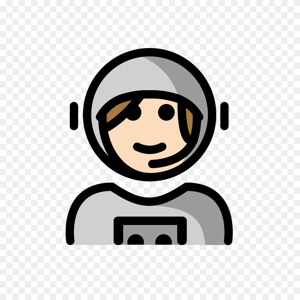 Woman Astronaut Emoji Clipart, Clothing, Hood, Face, Head Free Transparent Png