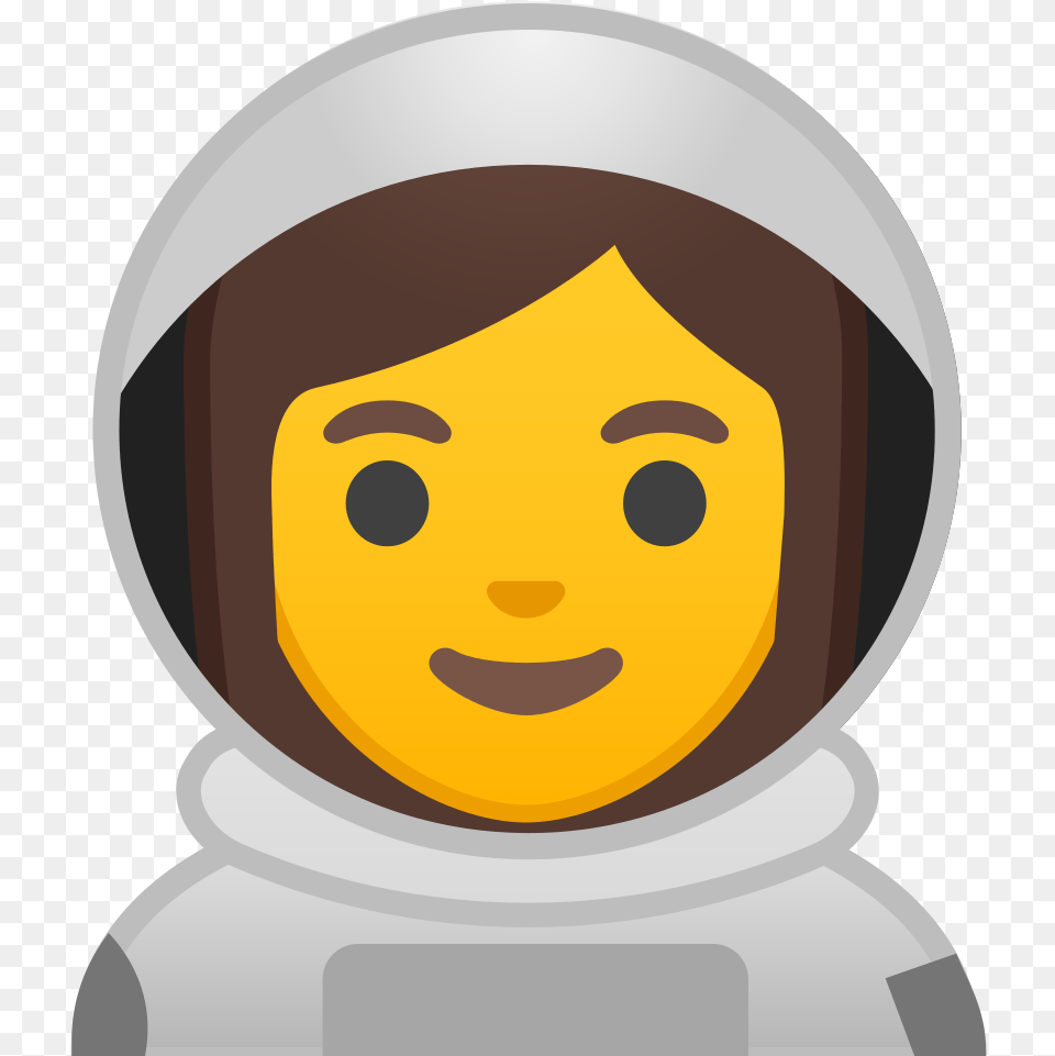 Woman Astronaut Icon Noto Emoji People Profession Iconset Iron Man Chest Piece, Clothing, Hood, Photography, Face Free Png