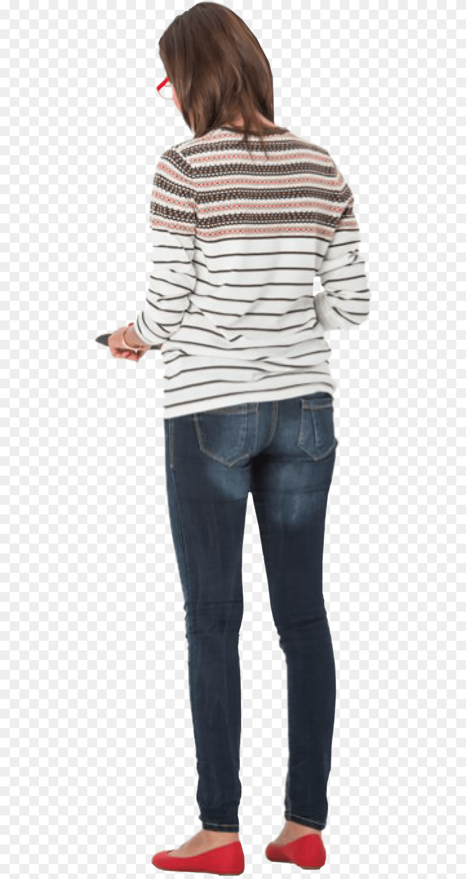 Woman Back Back Woman Standing, Pants, Clothing, Sleeve, Long Sleeve Free Png