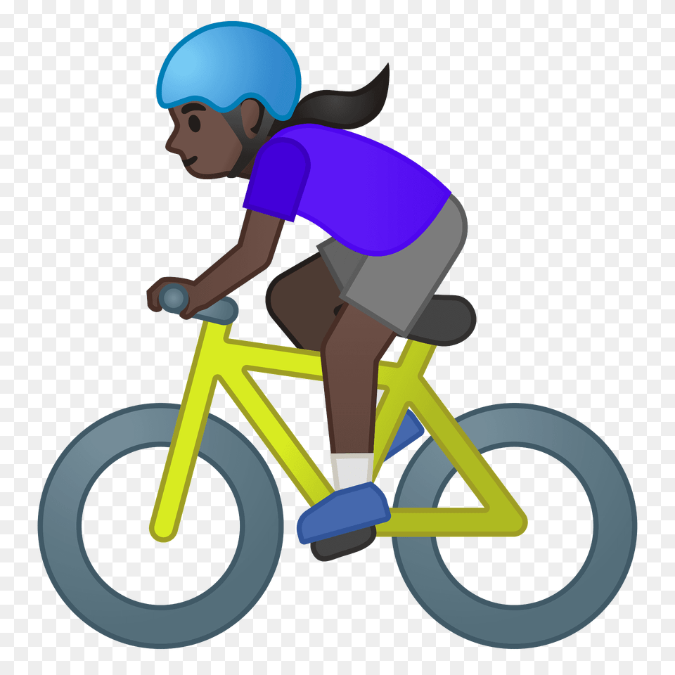 Woman Biking Emoji Clipart, Face, Head, Person, Device Png