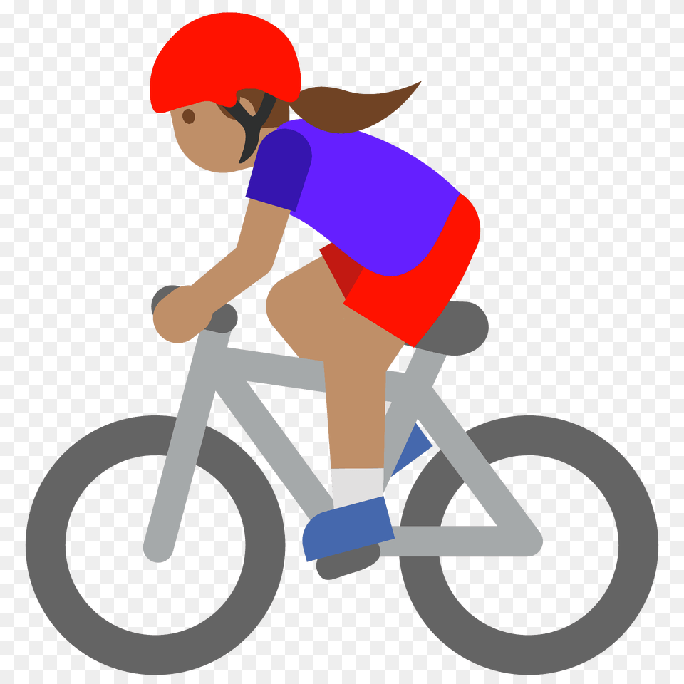 Woman Biking Emoji Clipart, Person, Face, Head Png