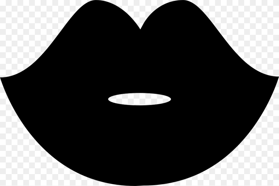 Woman Black Lips Shape Circle, Head, Person, Face, Stencil Png