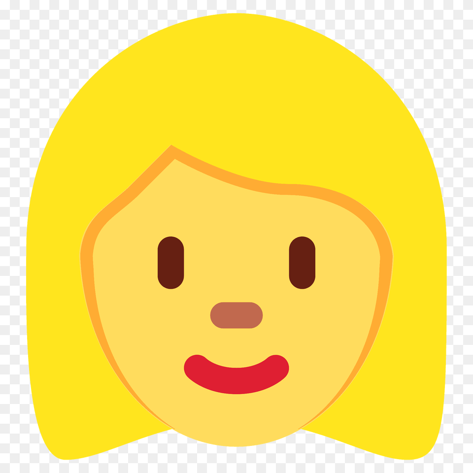 Woman Blond Hair Emoji Clipart, Cap, Clothing, Hat, Swimwear Free Png